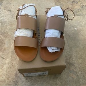 NEW Lucky Brand Hadesha Stone Sandals Sz 9.5